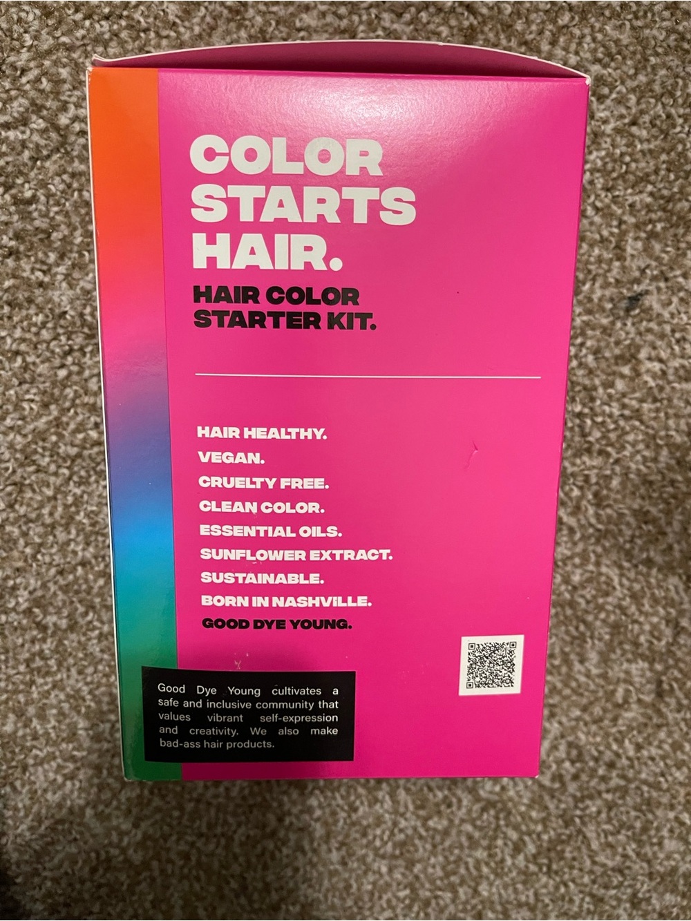 Pink Hair Color Starter Kit